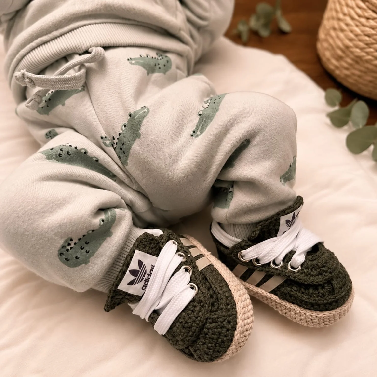 Botitas tejidas para bebés