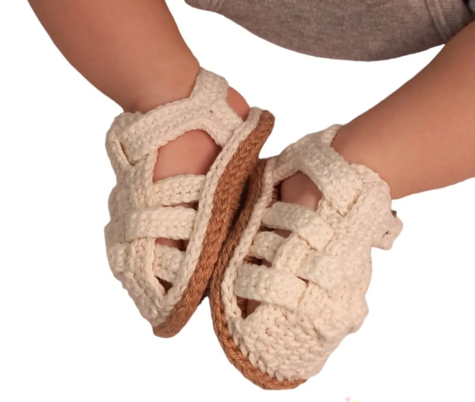 Sandalias tejidas para bebés